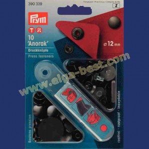 Prym 390339 Sew free press fasteners Anorak MS