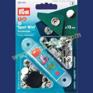 Prym 390501 Sew free press fasteners Sport mini MS