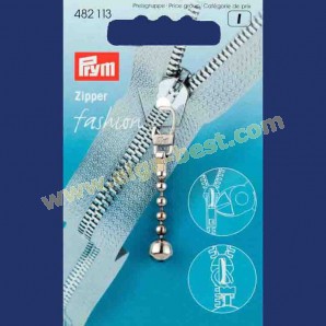 Prym 482113 Fashion Zipper ball chain