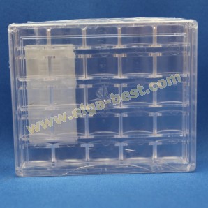 Bobbin boxes transparent holds 25 bobbins