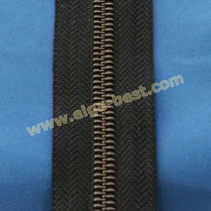 YKK zippers by the roll  - 6mm - Brons