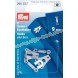 Prym 265227 on card trouser- and skirt hooks with pins ST 9mm silver coloured