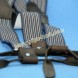 P & B Suspenders with leather ends/straps