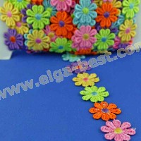 Blumenband daisy flowers multicolour