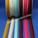 Schrägband baumwolle mit spitze uni farbe