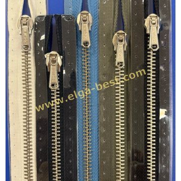 M2 Prym trouser zipper 6mm nickel non-divisible