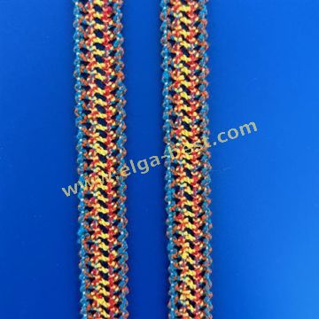 ML261-1178 Kloskant elastisch 15mm 25m multicolor
