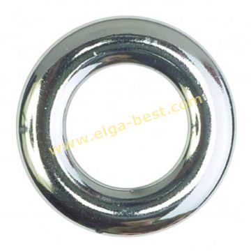 329726 Klickring  10mm 10x Chroom