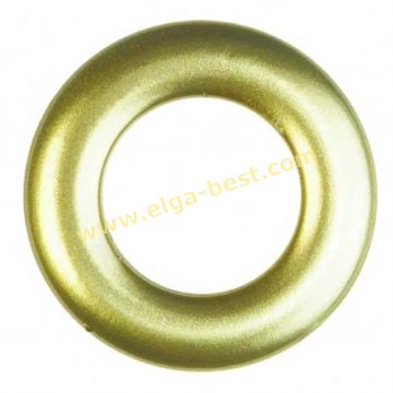 329725 Klickring  10mm 10x Messing Mat