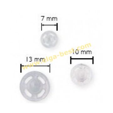 347113 Aannaaidrukknoop kst rond 7mm 1000x transparant