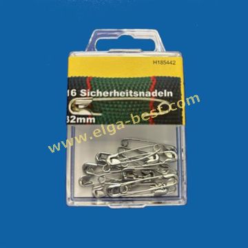 H185442 Veiligheidsspelden 32mm 16st nikkel 5x