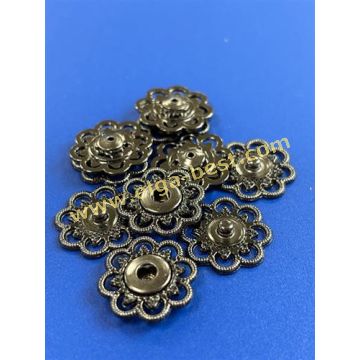 715236 Aannaaidrukker metaal luxe nikkelvrij