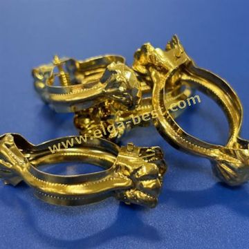 329010 Deco-Clip box  22mm 40x Messing