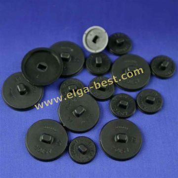 UT po S Stofknopen achterkant plastic