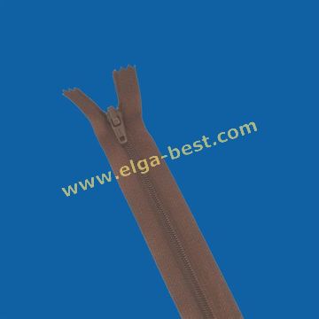 Type 3 dress zipper 3mm - closed end